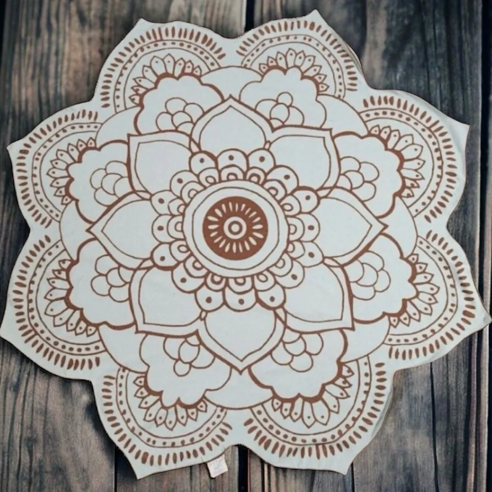 VIX Paula Hermanny Mandala Lotus Flower Wall Art Beach Body Towel #0215268